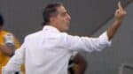 Técnico do Botafogo celebra gol na Libertadores com gesto inadequado; confira