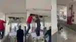 Paciente descalço entra em área hospitalar e danifica tubulações em São Paulo