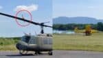 Avião realiza pouso de emergência durante evento no Museu Aeroespacial