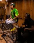 Veigh grava com produtor americano Poo Bear em SP: “Sonho se torna realidade”