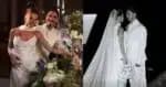 Giovanna Lancellotti e Gabriel David trocam votos no Cristo Redentor; confira