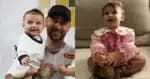 Neymar publica foto da filha Helena usando fantasia de caipira