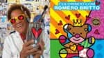 Romero Britto explora a tendência de “Bobbleheads” e lança um livro para colorir