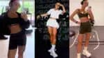 Sabrina Sato ostenta silhueta com curvas em intensa rotina de exercícios