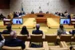 O Supremo Tribunal Federal julgou e aplicou a pena de 14 anos de reclusão a um dos envolvidos nos atos violentos que ocorreram entre 8 e 14 de janeiro