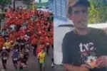 Ele possuía apenas um sapato, um desejo e conquistou a corrida de 8 Km sob efeito de álcool