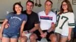 Bolsonaro júnior visita o pai em regime de encarceramento domiciliar