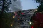 A Rússia atacou Kiev com drones e mísseis; 17 indivíduos sofreram ferimentos