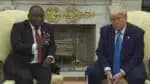 Trump recebe o presidente sul-africano na Casa Branca