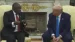 Trump exibiu a Ramaphosa um vídeo que continha uma música sobre a luta contra o apartheid