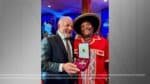 Lula homenageia com medalha de honra o mestre do carimbó Damasceno, do Pará