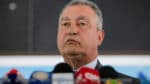 O Ministro Rui Costa (Casa Civil) e  Jorge Messias (AGU) durante coletivas após o presidente Luiz Inácio Lula da Silva (PT) se reunir nesta sexta-feira (10), no Palácio do Planalto, com ministros para discutir o fim do programa de checagem de fatos anunciado pela Meta, responsável por plataformas como Facebook, Instagram e WhatsApp. O encontro também tratou do projeto de regulação das redes sociais, uma das prioridades do governo. | Sérgio Lima/Poder360 - 10.jan.2025