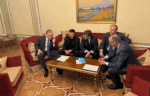 Líderes europeus se encontram com Zelensky em Kiev e solicitam um alto do fogo