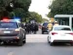 Polícia é mobilizada em frente a ministério, em Brasília