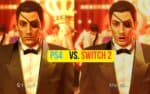 Nintendo Switch 2 contra PS4: vídeo compara Yakuza 0 nos dois consoles