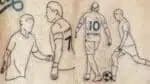 Torcedor do Atlético-MG exibe tatuagens do jogador Hulk e do jogador Neymar; confira imagens