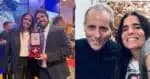 Filho de Tony Bellotto exibe prêmio concedido ao cantor, que passou por tratamento contra o câncer
