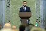 This handout picture released by the Syrian Presidency shows interim President Ahmed al-Sharaa speaking in Damascus on March 29, 2025. Syria's interim President Ahmed al-Sharaa announced the formation of a new government late on March 29, reaffirming his commitment to "building a strong and stable state." Day to day affairs in Syria have been administered by a ministerial team since president Bashar al-Assad was ousted by Islamist rebels on December 8. (Photo by Syrian Presidency / AFP) / RESTRICTED TO EDITORIAL USE - MANDATORY CREDIT "AFP PHOTO / SYRIAN PRESIDENCY" - NO MARKETING NO ADVERTISING CAMPAIGNS - DISTRIBUTED AS A SERVICE TO CLIENTS