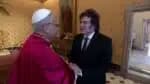 Milei tem encontro com o Papa Leão XIV no Vaticano