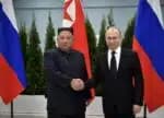 O presidente norte-coreano Kim Jong-un saudou o presidente russo Vladimir Putin, destacando as relações bilaterais entre os dois países