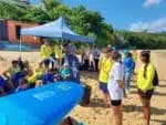 Caern e Projeto Swell coletaram cinquenta toneladas de resíduos em operação de limpeza na orla de Baía Formosa