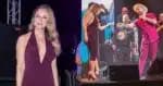 Paolla Oliveira aproveita um dia de folga em “Vale Tudo” assistindo a um show de Diogo Nogueira