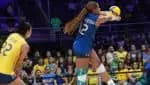 Brasil conquista vitória fácil na Liga das Nações Feminina de Vôlei
