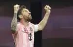 FOTODELDÍA EPA8997. ATLANTA (ESTADOS UNIDOS), 19/06/2025.- Lionel Messi del Inter Miami celebra un gol este jueves, durante un partido del Mundial de Clubes entre Inter Miami y Porto en Atlanta Georgia ( Estados Unidos). EFE/EPA/ Erik S. Lesser