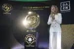 SP - TOUR/TROFÉUMUNDIAL - ESPORTES - Leila Pereira, presidente do Palmeiras, inaugura a exposição da taça do Mundial de Clubes da Fifa na Sala de Troféus do Palmeiras no Allianz Parque na tarde desta sexta (09). 09/05/2025 - Foto: YURI MURAKAMI/FOTOARENA/FOTOARENA/ESTADÃO CONTEÚDO
