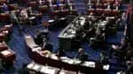 Plenário do Senado dos Estados Unidos em Washington
09/02/2021 TV do Senado dos EUA/Divulgação via Reuters