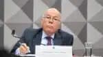 Comissão de Relações Exteriores e Defesa Nacional (CRE) promove audiência pública com o ministro das Relações Exteriores, para prestar informações no âmbito de suas competências.
Mesa: 
ministro de Estado das Relações Exteriores, Mauro Vieira.
Foto: Edilson Rodrigues/Agência Senado