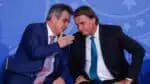 Presidente Jair Bolsonaro participa do lançamento do novo Marco de Securitização e Fortalecimento de Garantias Agro, com o Min. Paulo Guedes, miistro Ciro Nogueira e o Sec. Adolfo Sachsida (Sec. Exec. de Assuntos Econômicos), senador Fernando Collore ministro do Planalto, durante cerimonia realizada no Palácio do Planalto. O programa tem como objetivo ampliar o acesso ao crédito e a captação de recursos para empresas do setor.| Sérgio Lima/Poder360 - 15.mar.2022