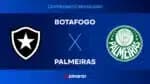 Botafogo x Palmeiras: acompanhe ao vivo pela Jovem Pan