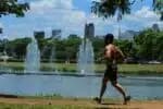 SÃO PAULO, SP. 27.12.2014: CLIMA-SP - Movimentação no parque do Ibirapuera na região sul de São Paulo, neste sábado, 27. (Foto: Amauri Nehn /Brazil Photo Press/Folhapress)