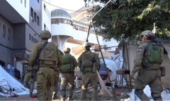 Forças Armadas de Israel realizam uma operação no maior hospital da Faixa de Gaza