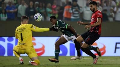 Imagem do post Palmeiras vence Athletico-PR e tem os mesmos pontos que o Botafogo