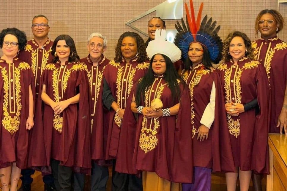 As Ministras são homenageadas na Academia Brasileira de Cultura
