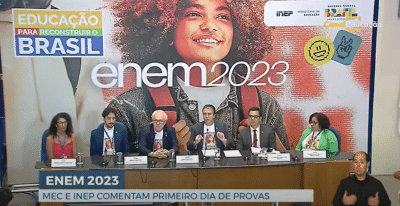 Imagem do post Enem: 28,1% dos candidatos faltaram no primeiro dia de provas, igual a 2022