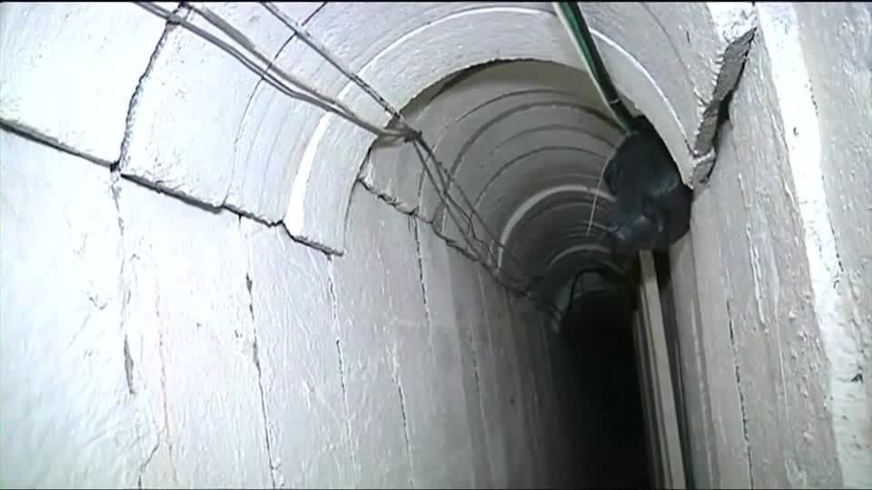 O Exército de Israel diz que encontrou o maior túnel do Hamas em Gaza