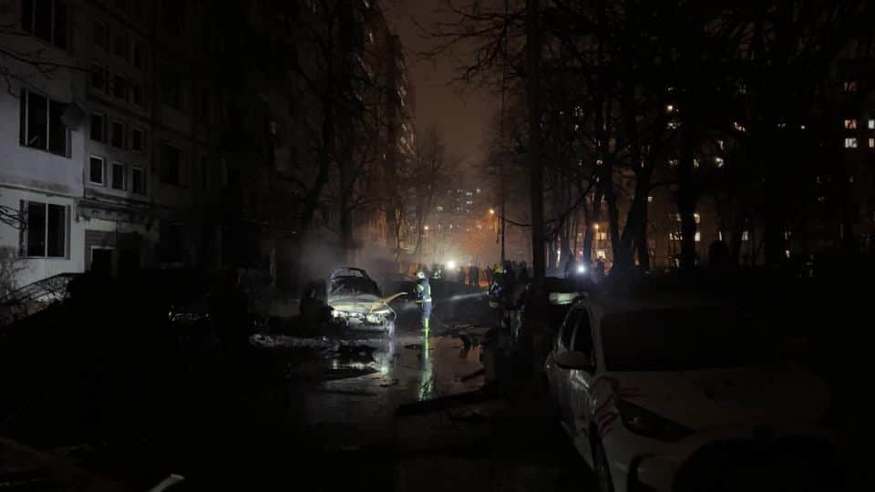 Pelo menos 34 pessoas se machucaram na segunda ofensiva russa contra Kiev em uma semana