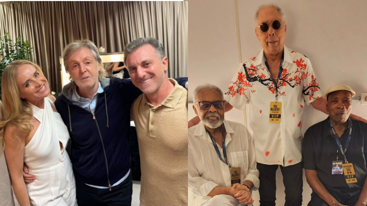 Celebridades aproveitam último concerto de Paul McCartney no Brasil; veja