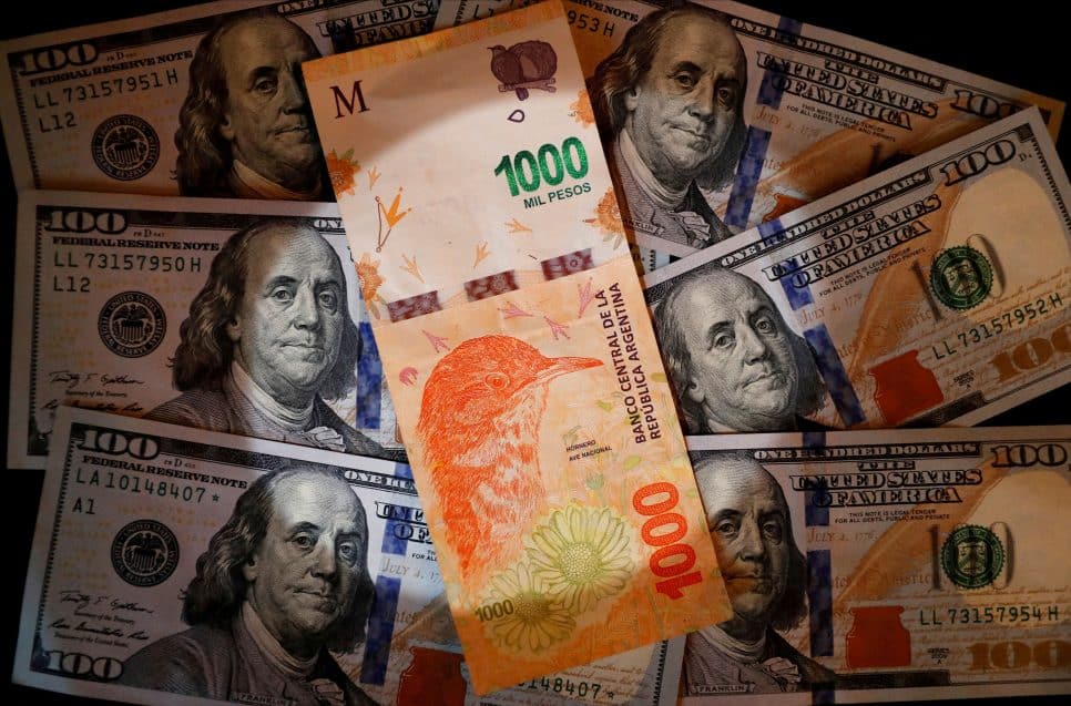 A Bolsa na Argentina subiu após o novo governo introduzir medidas econômicas