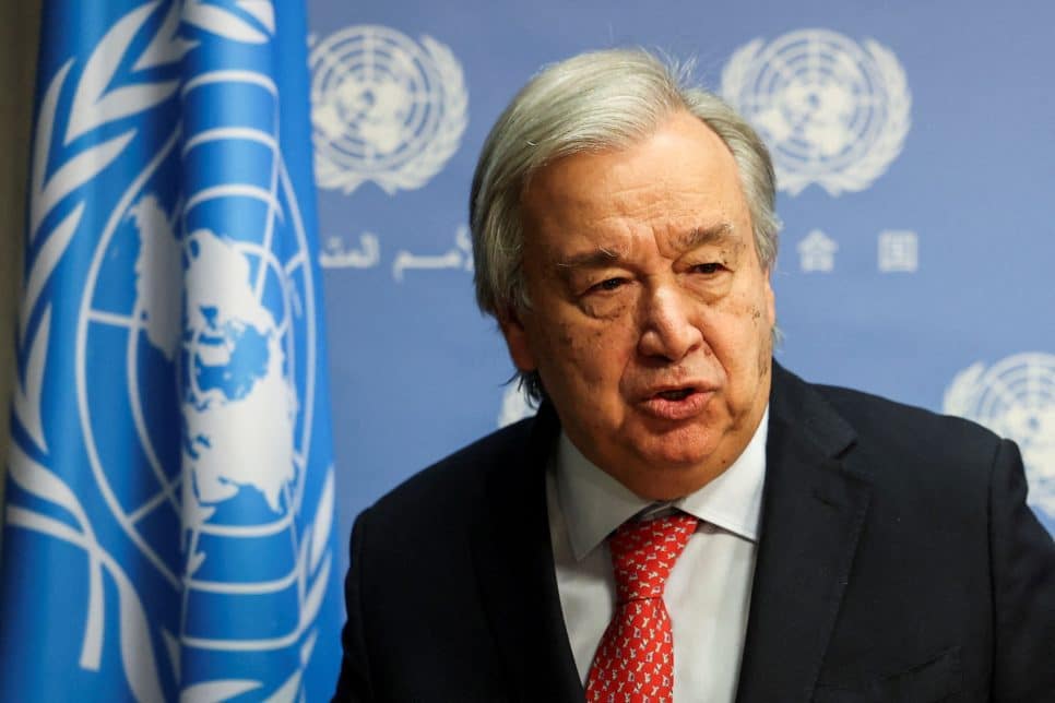O chefe da ONU afirma que continuará pedindo por um cessar-fogo em Gaza
