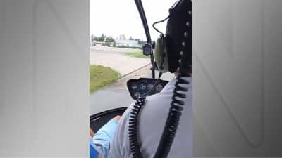 Imagem do post Helicóptero desaparecido decolando no litoral de SP