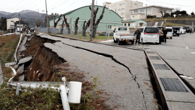 Imagem do post Número de mortos no terremoto no Japão passa de 100; mais de 200 estão desaparecidos