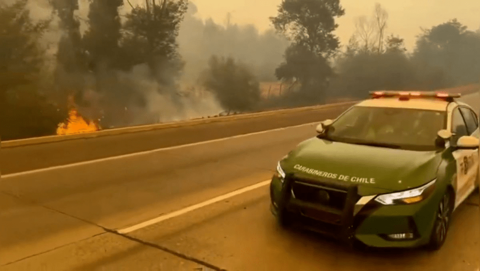 Pelo menos 10 pessoas morreram em incêndios florestais no Chile