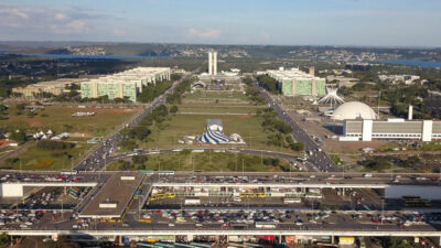 Brasília, Jardim Burle Marx, Esplanada, Rodoviária, aniversário de Brasilia. | Sérgio Lima/Poder360 18.abr.2024